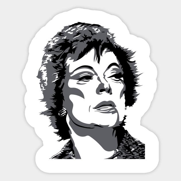 Dark Shadows - Julia Hoffman Sticker by Lunettarose